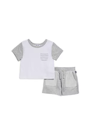 Splendid Short Sleeved T-Shirts - Boys' Monterey Short Sleeve Tee and Shorts Set, Baby