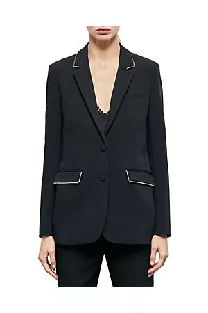 The Kooples Women Jackets - Rhinestone Trim Suit Jacket
