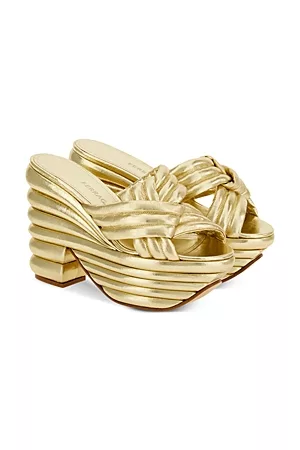 Salvatore Ferragamo Women Platform Sandals - Women's Rey Platform Slip On Sandals