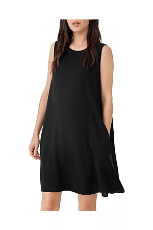 Eileen Fisher Women Sleeveless Dresses - Silk Sleeveless Dress