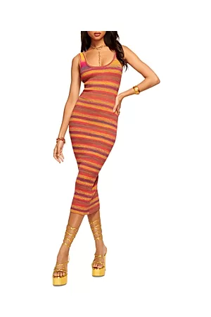 Ramy Brook Women Bodycon Dresses - Romina Striped Bodycon Dress