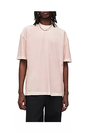AllSaints Men Short Sleeved T-Shirts - Luca Oversized Fit Short Sleeve Organic Cotton Tee