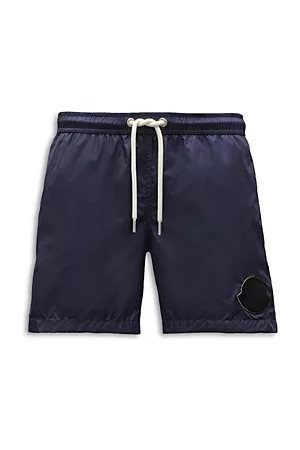 Moncler Men Swim Shorts - Nylon Regular Fit Swim Trunks