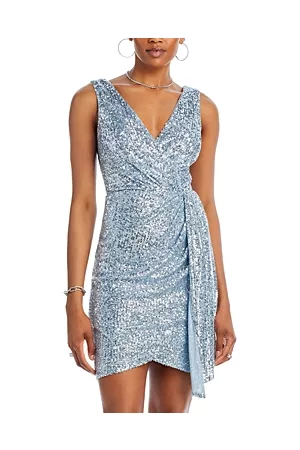 Eliza J Women Sequin Sleeveless Sresses - Sleeveless Sequin Bodycon Dress