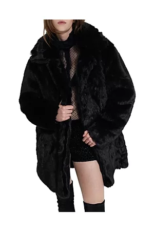 The Kooples Women Fur Coats - Faux Fur Coat