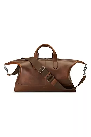 SHINOLA Men Travel Bags - Canfield Classic Holdall Navigator Gm Leather Duffel Bag