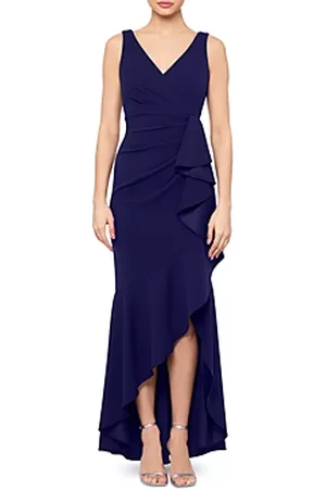 Aqua Women Evening Dresses & Gowns - Cascade Ruffle Gown