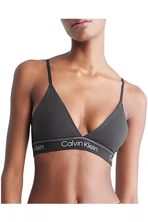 Calvin Klein Women's Bonded Flex Lightly Lined Bralette, Black, X