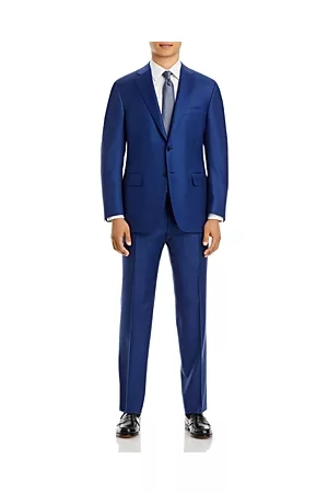 CANALI Men Suits - Siena Textured Solid Classic Fit Suit