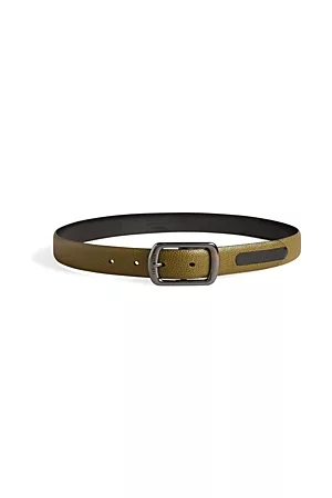 Ted Baker Men Belts - Jaims Contrast Detail Leather Belt
