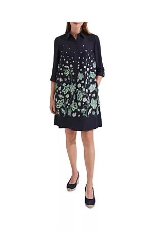 Hobb's Women Printed & Patterned Dresses - Marci Floral Button Front Dress
