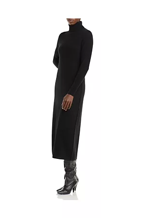 Bloomingdale's Women Midi Dresses - C by Bloomingdale's Turtleneck Cashmere Midi Dress