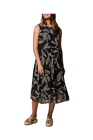 Persona by Marina Rinaldi Women Printed & Patterned Dresses - Donata Floral Burnout Midi Dress