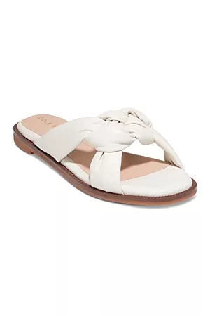 Cole Haan Women Slide Sandals - Women's Anica Lux Knotted Slide Sandals