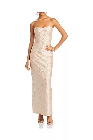 Ml Monique Lhuillier Women Evening Dresses & Gowns - Camellia Jacquard Strapless Gown