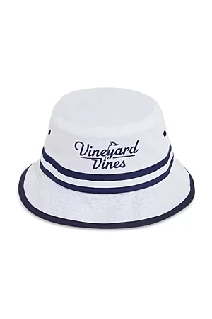Vineyard Vines Men Vintage T-Shirts - Retro Golf Bucket Hat