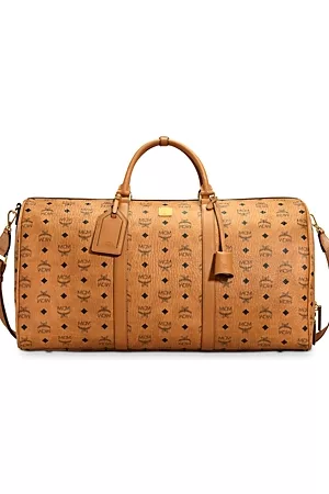 MCM Men Travel Bags - Men's Visetos Traveler Weekender