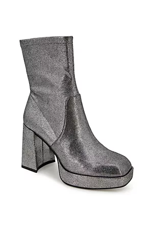 Kenneth Cole Women High Heeled Boots - Women's Bri Pull On Stretch High Heel Boots