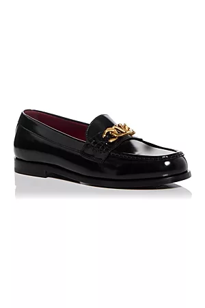 Walter Van Beirendonck Woolf metallic-finish Leather Loafers - Farfetch