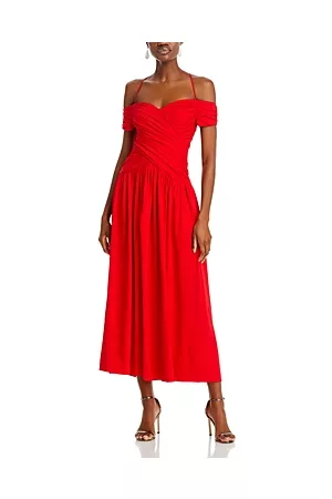 ROSETTA GETTY Women Strapless Dresses - Ruched Off The Shoulder Dress