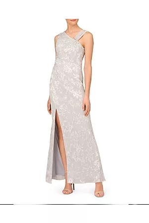 Aidan Mattox Women Evening Dresses & Gowns - Pleated Foil Mermaid Gown