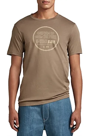 Instant Message Garage Cotton - Cleveland Brown Mustard - Men's Short Sleeve T-Shirt 2 X-Large / Navy