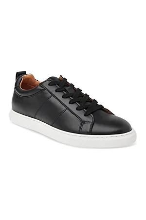 Black Koki Suede Lace Up Trainer, WHISTLES