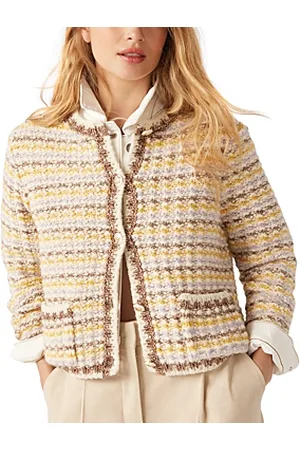 BA&SH Guspa Knitted Cotton Blend Cardigan