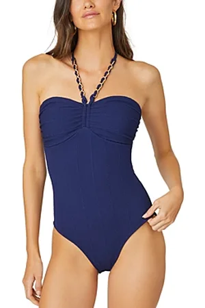 Shoshanna high neck on sale one piece swimsuit