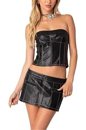 Edikted Audrina side lace up cupped corset