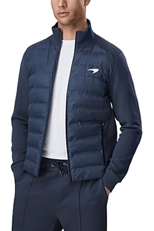 Reiss Taylor Hybrid Zip Quilted Hooded Jacket - REISS