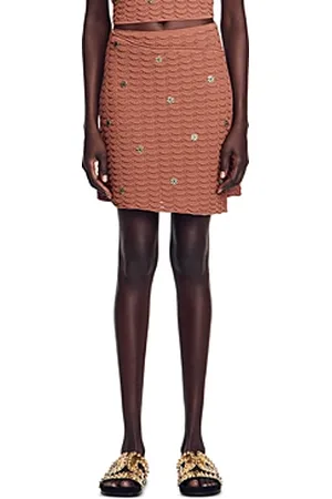 Sandro Meelane Flared Mini Skirt Women - Bloomingdale's