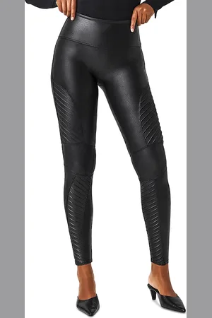 Spanx Moto Faux Leather Leggings