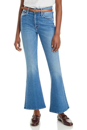 Mother The Weekender Mid Rise Flared Jeans in