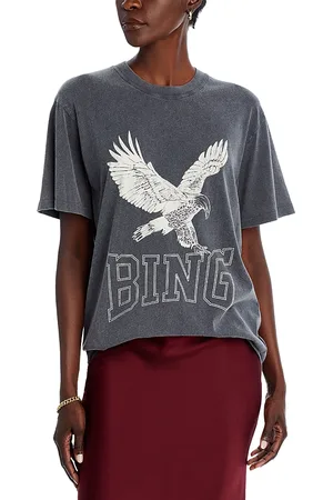 ANINE BING Lili Retro Eagle Graphic Tee
