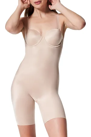 Spanx Suit Your Fancy Strapless Convertible Underwire Mid-Thigh Bodysuit