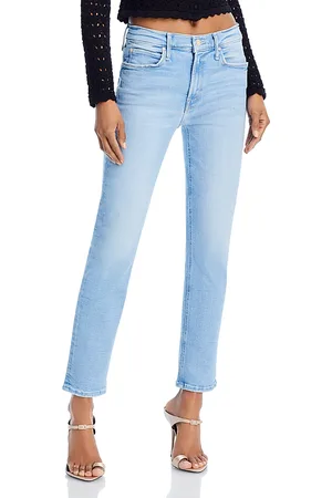 Mother The Mid Rise Dazzler Ankle Slim Jeans in