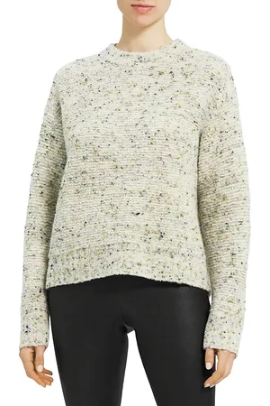 THEORY Multicolored Boucle Sweater