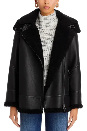 HiSO Martina Shearling Moto Coat