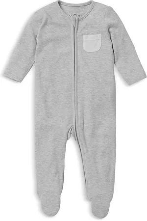Mori Unisex Signature Clever Zip Baby Pajamas