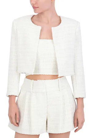 BCBG Max Azria Cropped Tweed Jacket