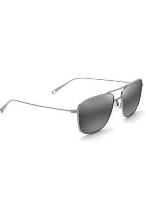 Maui Jim Mikioi Aviator Polarized Sunglasses, 54mm