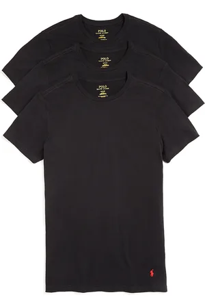 Ralph Lauren Slim Fit Crewneck Undershirt, Pack of 3