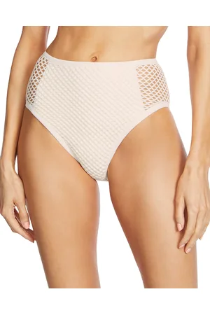 Robin Piccone Pua Mesh High Waist Bikini Bottom