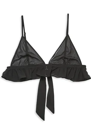 FLEUR DU MAL Luxe Flutter Silk Triangle Bra