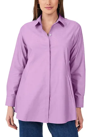 Foxcroft Cici Cotton Non-Iron Tunic Shirt