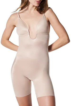 Spanx Suit Your Fancy Plunge Low-Back Mid-Thigh Bodysuit