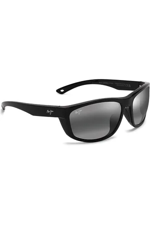 Maui Jim Nuu Landing Polarized Wrap Sunglasses, 62mm