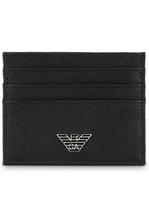 Emporio Armani Eagle Plated Credit Card Holder