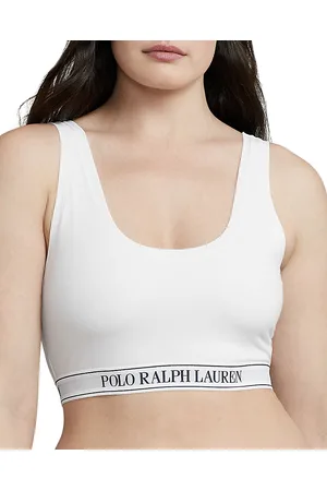 Ralph Lauren Essentials Scoop Crop Tank Bralette